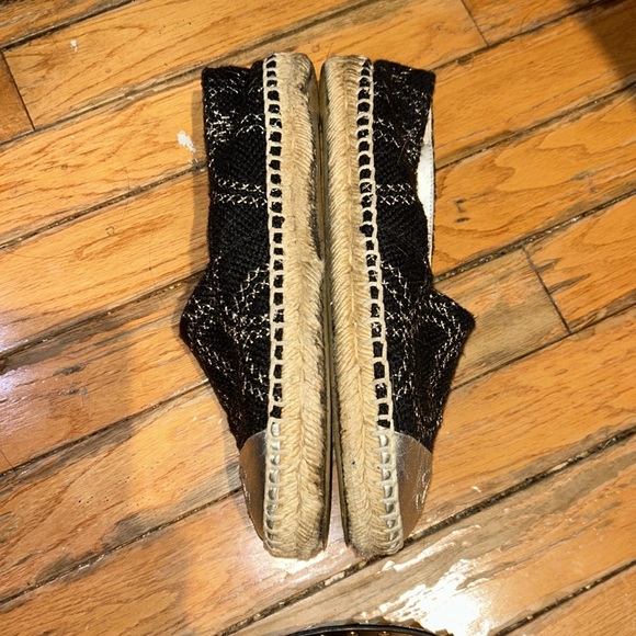 🔥 Chanel Espadrilles Lambskin Women’s Slip On 37 authentic CHANEL Tweed - Picture 9 of 12